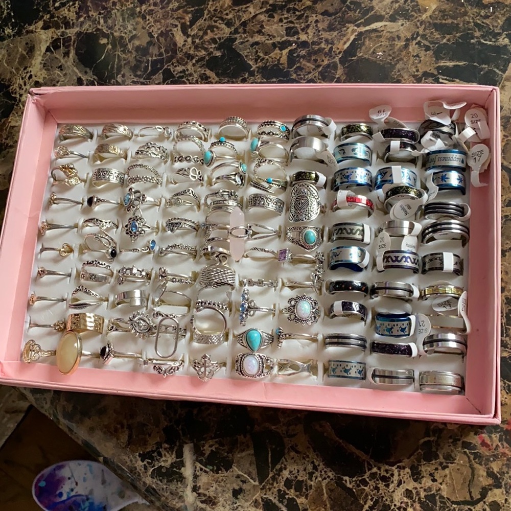 Rings 128 all size 5678910